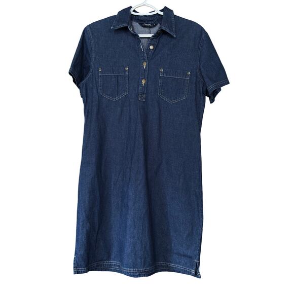Eddie Bauer Blue Mini Dress - Picture 1 of 3